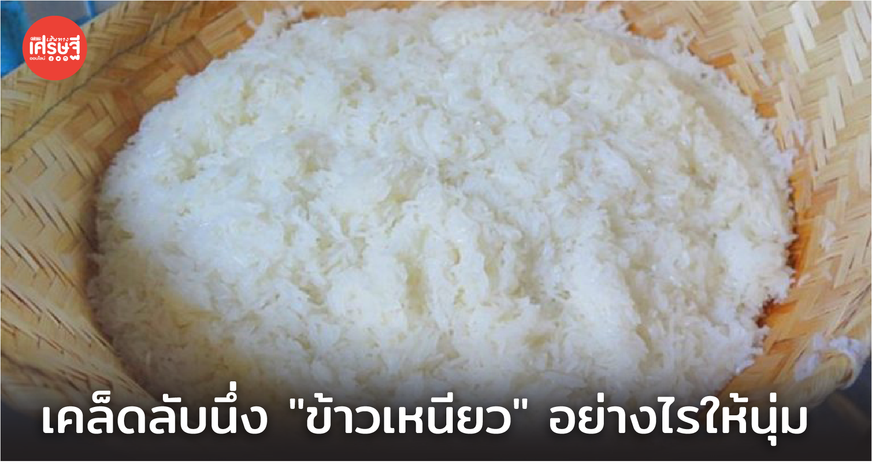 "ข้าวเหนียว" นึ่งอย่างไรให้นุ่ม ทิ้งไว้ข้ามคืนก็ไม่แข็ง?