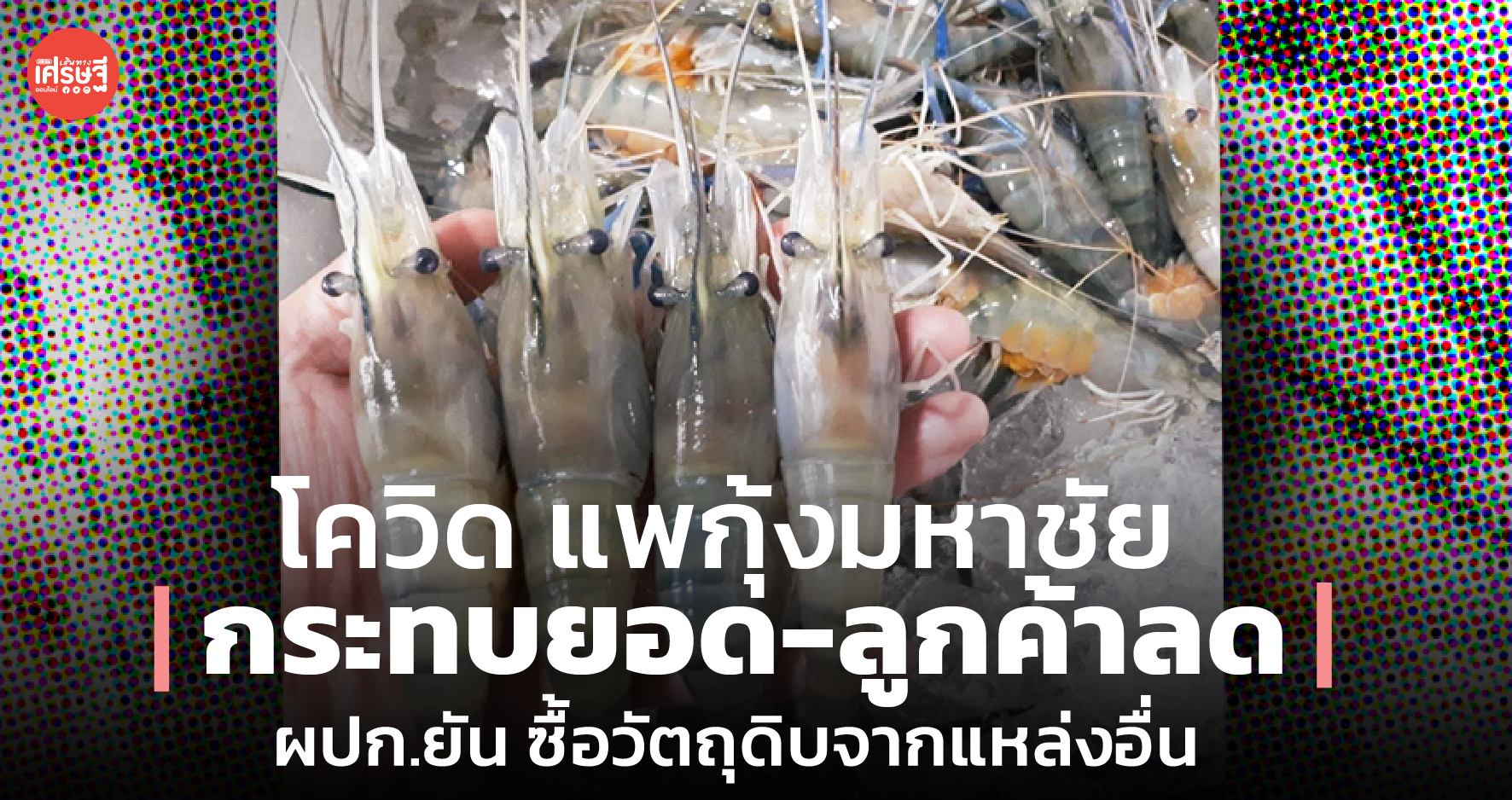 โควิดแพกุ้งมหาชัย กระทบยอด-ลูกค้าลด ผปก.ยัน ซื้อวัตถุดิบจากแหล่งอื่น