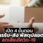 เปิด 4 ขั้นตอน บริการรับ-ส่ง พัสดุปลอดภัย ลดเสี่ยงโควิด-19