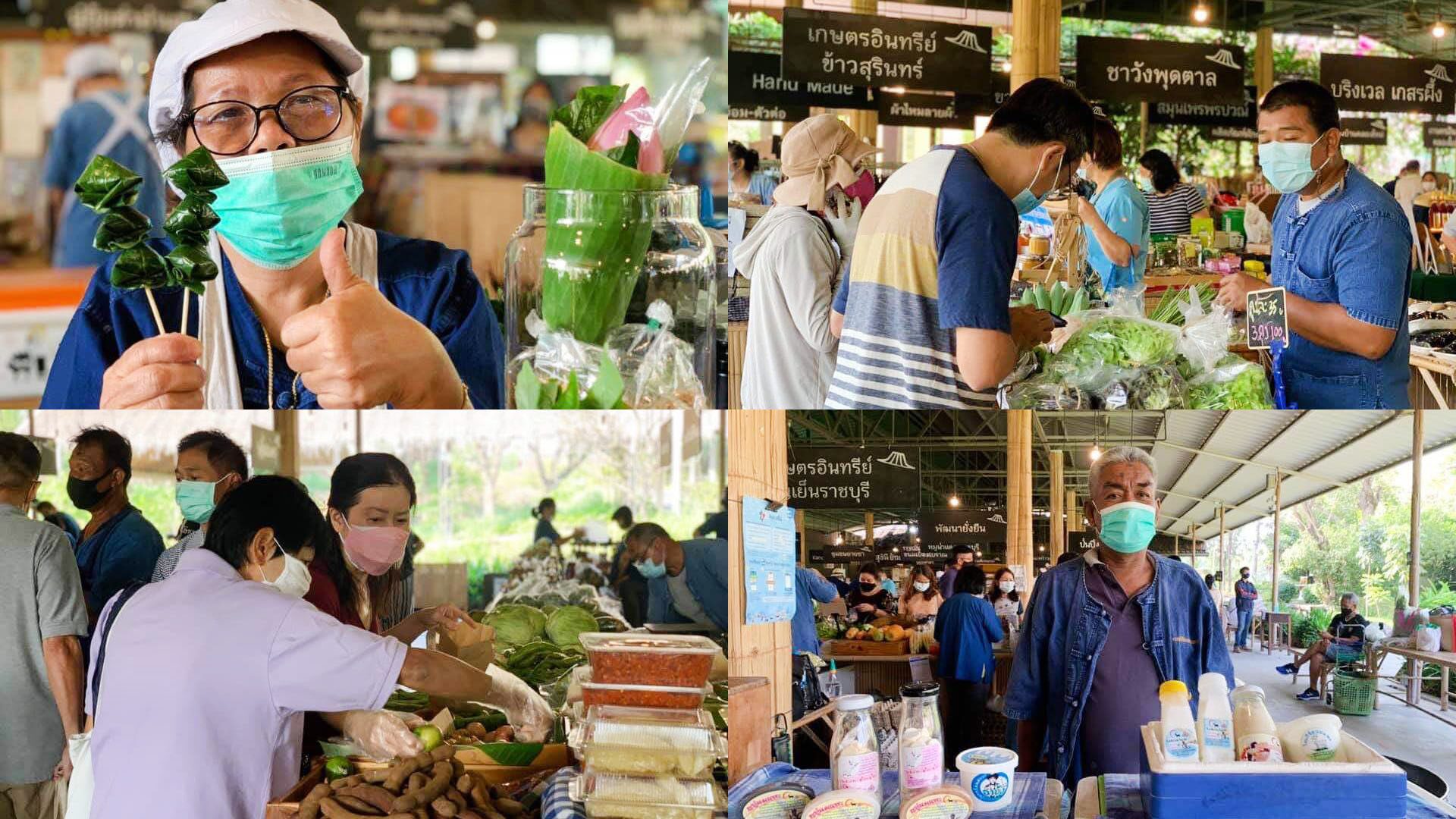 สินค้าเกษตรอินทรีย์แน่นแผง! ร้านค้าเผย โควิดสะเทือนยอดขาย แต่โชคดีไม่เสียค่าเช่า 