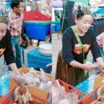 สู้เพื่อวง! แม่นกน้อย เปิดแผงขายของที่ตลาดนัด หารายได้ เพื่อคณะเสียงอิสาน