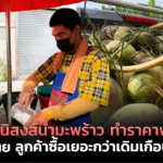 อานิสงส์น้ำมะพร้าว ทำราคาพุ่ง พ่อค้าเผย ลูกค้าซื้อเยอะกว่าเดิมเกือบเท่าตัว