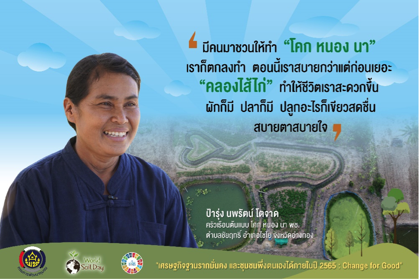 เสียงจากชาวโคก หนอง นา พัฒนาชุมชน จังหวัดอ่างทอง