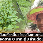 ทิ้งเงินเดือนห้าหมื่น ทำธุรกิจเกษตรออนไลน์ จากยอดขาย 0 บาท สู่ 3 ล้านต่อเดือน