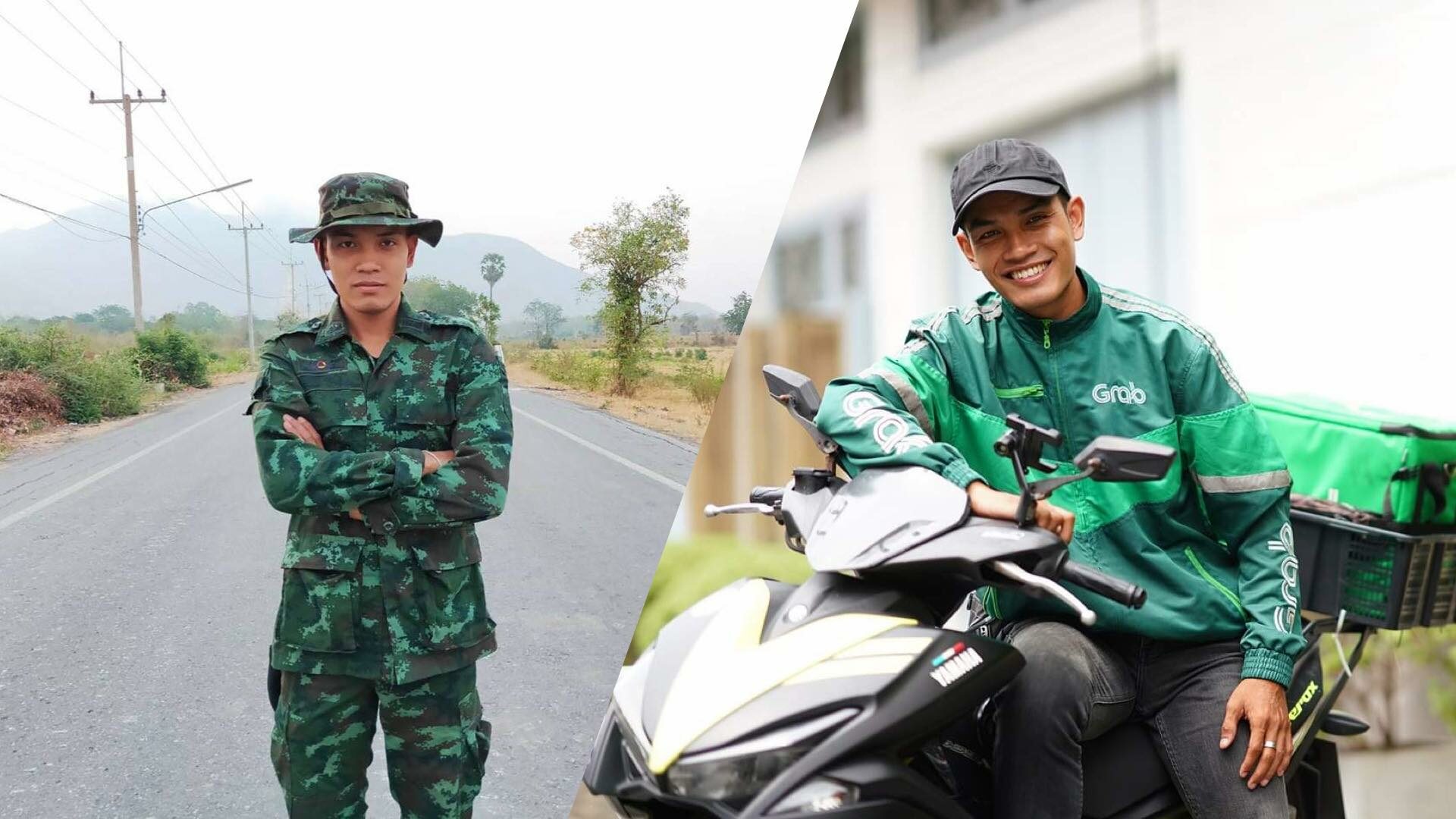 ทหารหนุ่ม ใช้เวลาว่างหลังเลิกงาน ขับแกร็บ เป็นงานเสริมนาน 4 ปี