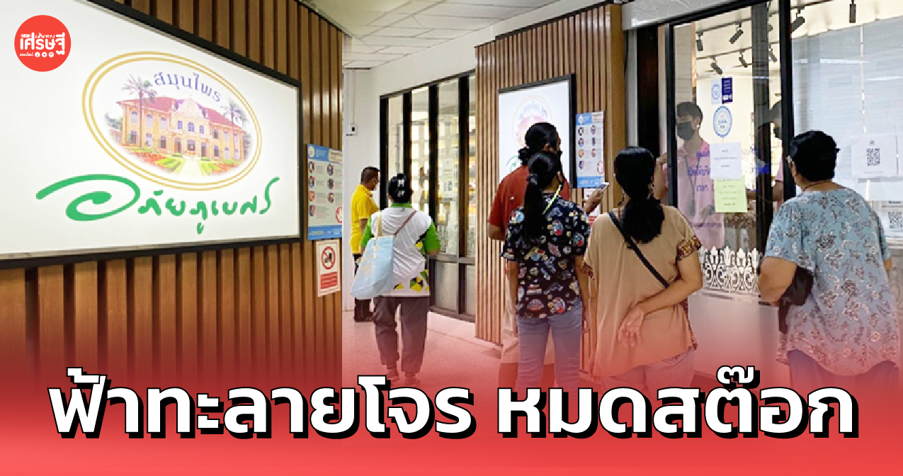 อภัยภูเบศร แจง ฟ้าทะลายโจร หมดสต๊อกจริง หลังโดนถล่ม ผลิตไม่ทัน