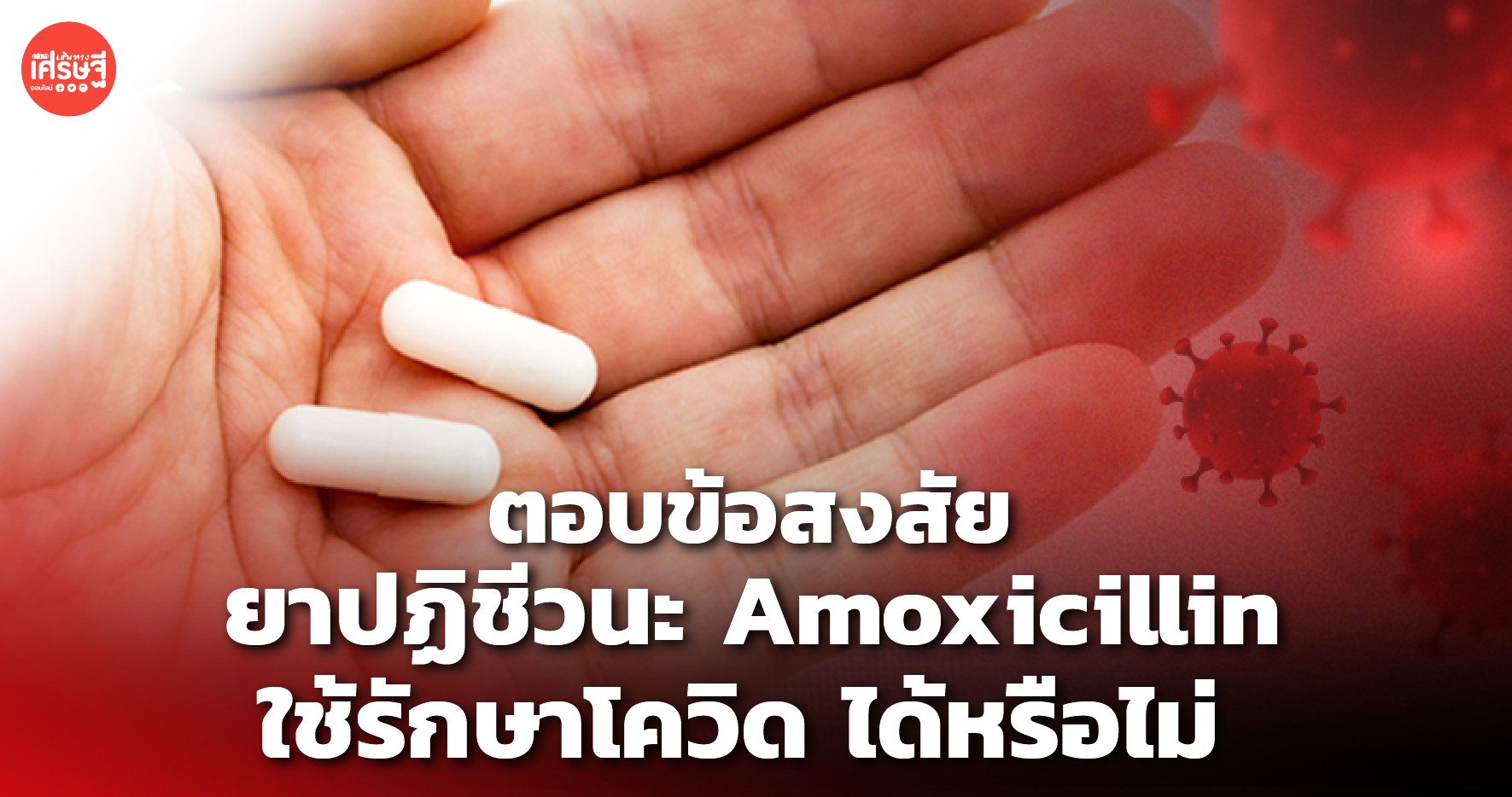 ม.มหิดล ตอบข้อสงสัย ยาฆ่าเชื้อ Amoxicillin ใช้รักษาโควิด ได้หรือไม่