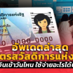 อัพเดตล่าสุด บัตรสวัสดิการแห่งรัฐ เงินเข้าวันไหน ใช้จ่ายอะไรได้บ้าง