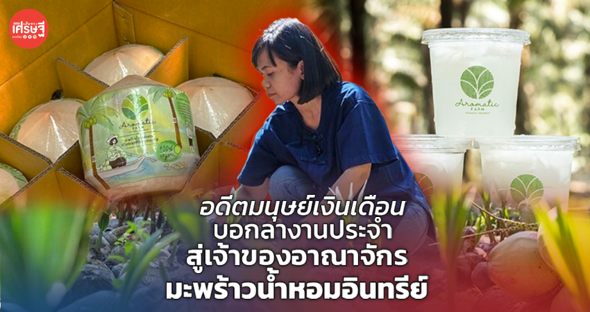 อดีตมนุษย์เงินเดือน บอกลางานประจำ สู่เจ้าของอาณาจักร มะพร้าวน้ำหอมอินทรีย์