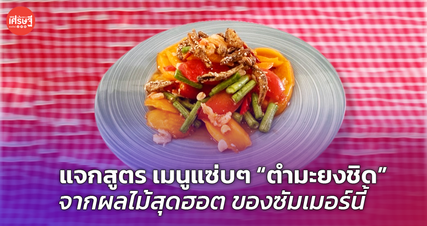 แจกสูตร เมนูแซ่บๆ "ตำมะยงชิด" จากผลไม้สุดฮอต ของซัมเมอร์นี้