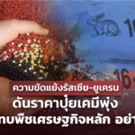 ความขัดแย้งรัสเซีย-ยูเครน ดันราคาปุ๋ยเคมีพุ่ง กระทบพืชเศรษฐกิจหลัก อย่างไร