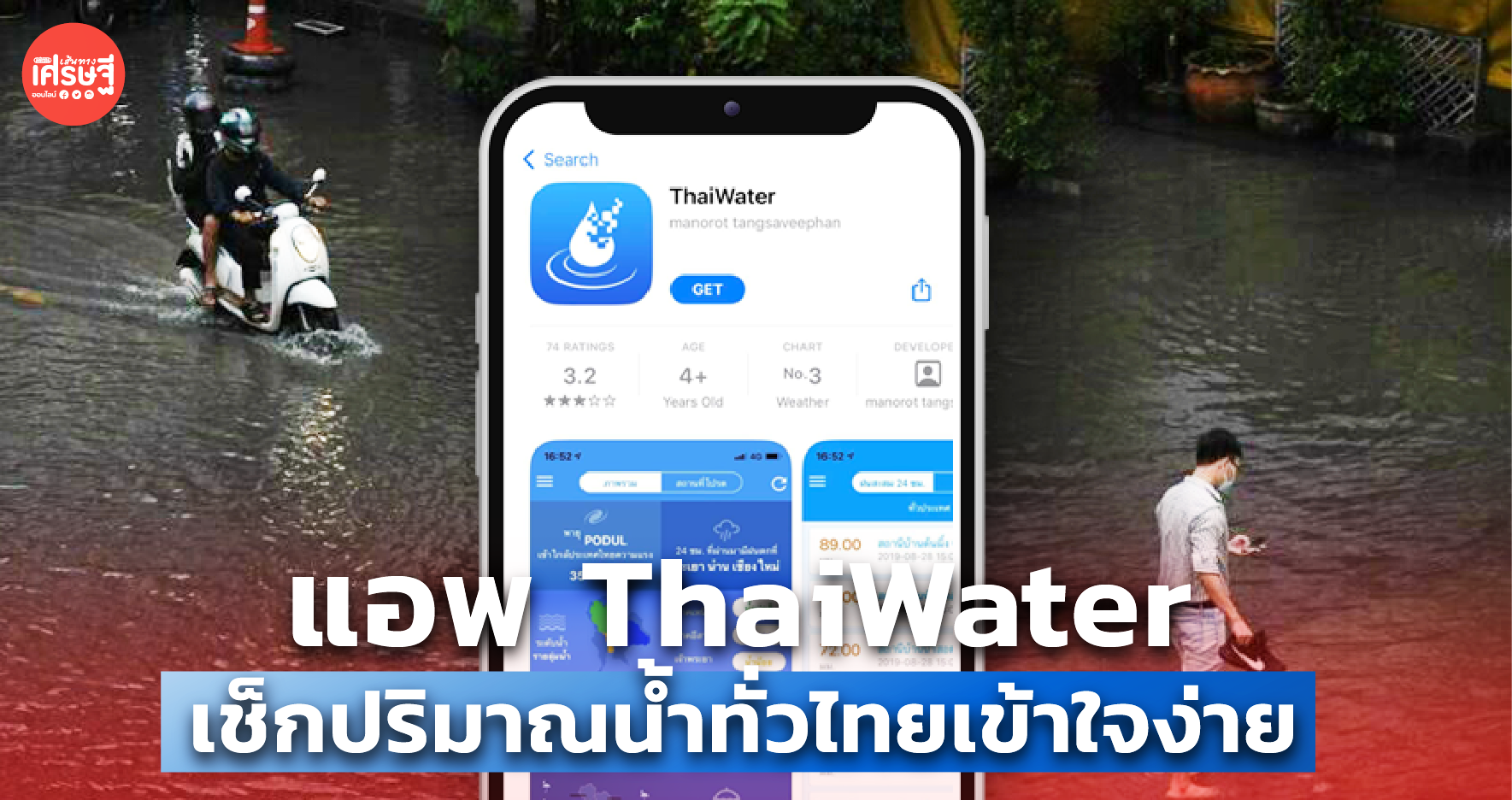 ThaiWater เช็กปริมาณน้ำทั่วไทย เข้าใจง่าย