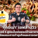 ‘กุ๊กขี้เมา’ เชฟล้านวิว แชร์ 5 สูตรเด็ดต่อยอดร้านอาหาร พร้อมแนะการทำธุรกิจและการตลาด