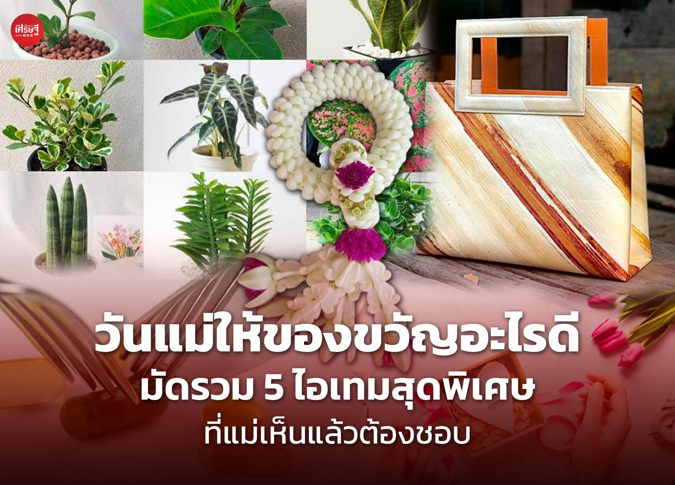 วันแม่ให้ของขวัญอะไรดี มัดรวม 5 ไอเทมสุดพิเศษ ที่แม่เห็นแล้วต้องชอบ