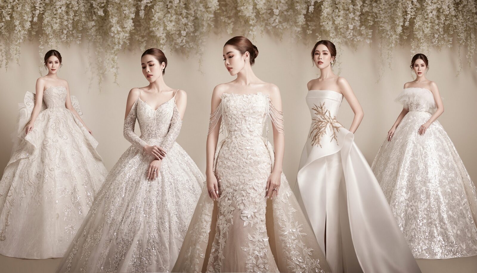 เบญ เรวิญานันท์ งามวิจิตรในลุคชุดเจ้าสาวสุดเลอค่า จากห้องเสื้อ วนัช กูตูร์