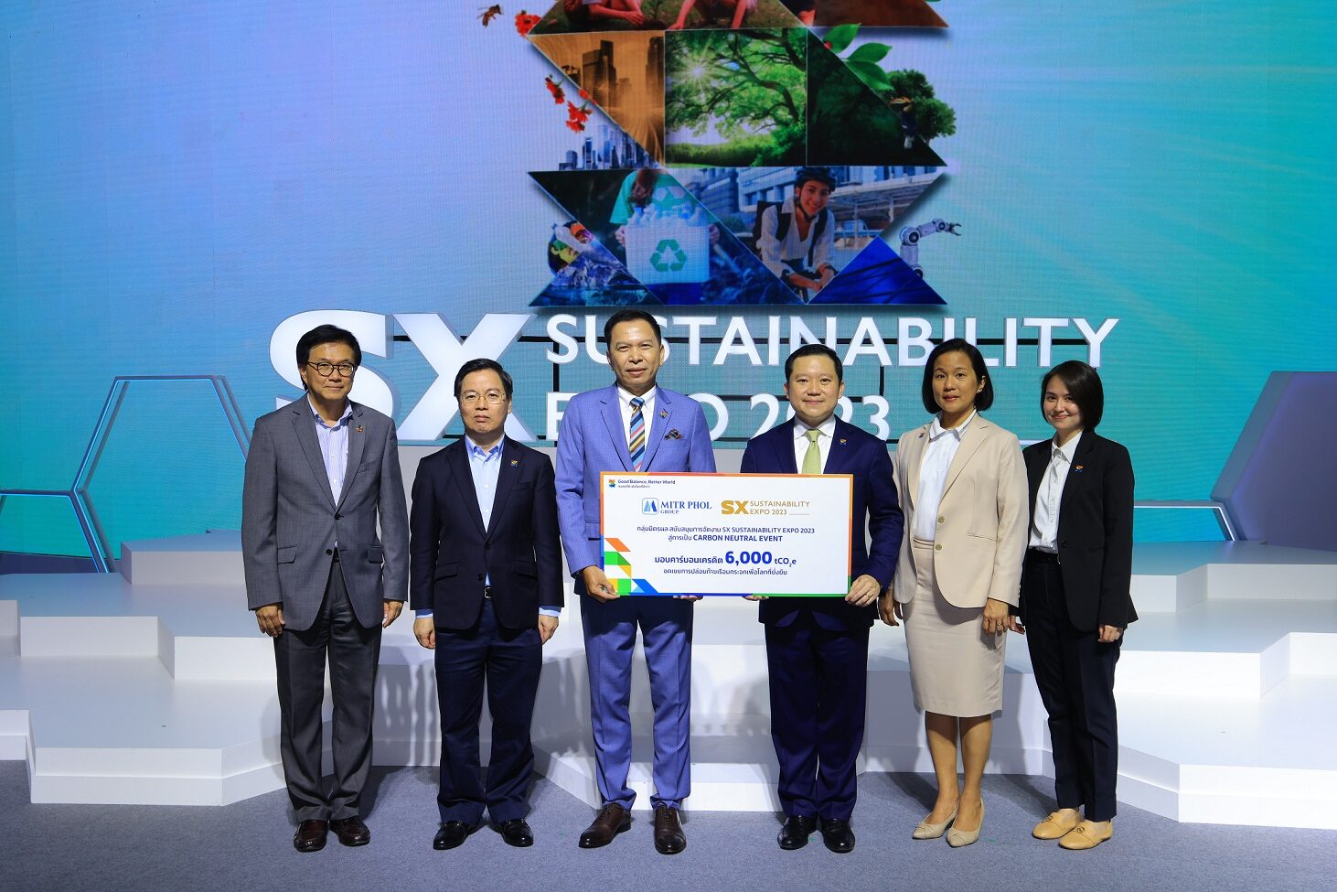 กลุ่มมิตรผล ผนึกกำลังสร้างความยั่งยืนในงาน Sustainability Expo 2023 มอบคาร์บอนเครดิต 6,000 ตันคาร์บอนฯ