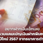 อยากฝากเงินเช็กเลย รวมแคมเปญเงินฝากพิเศษ รับปีใหม่ 2567 จากธนาคารต่างๆ