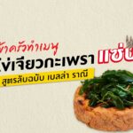 แม็กกี้ ซอสปรุงรสฝาเขียว แจกสูตร ไข่เจียวแม็กกี้กะเพราแซ่บ เมนูลับฉบับ เบลล่า ราณี
