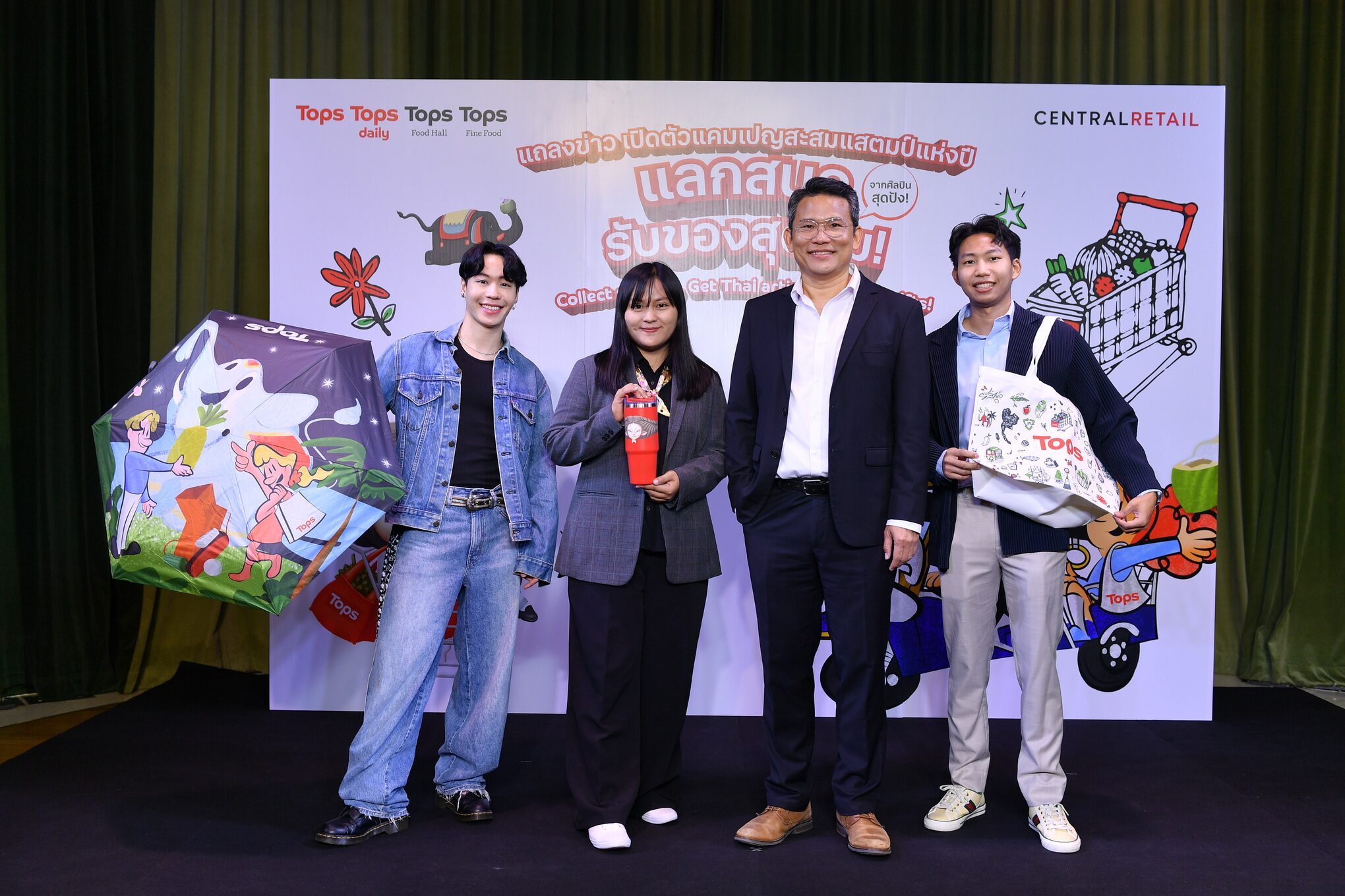 ท็อปส์ ปลุกกำลังซื้อไตรมาส 2 เปิดแคมเปญสะสมสแตมป์ รับของพรีเมียม 3 ศิลปินไทยออกแบบคาแร็กเตอร์ชื่อดัง