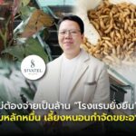 ไม่ต้องจ่ายเป็นล้าน “โรงแรมยั่งยืน” ใช้งบหลักหมื่น เลี้ยงหนอนกำจัดขยะอาหาร