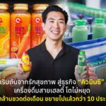 เริ่มต้นจากรักสุขภาพ สู่ธุรกิจ “คิวมินซี” เครื่องดื่มสายเฮลตี้ โตไม่หยุด ผลิตล้านขวดต่อเดือน ขยายไปแล้วกว่า 10 ประเทศ