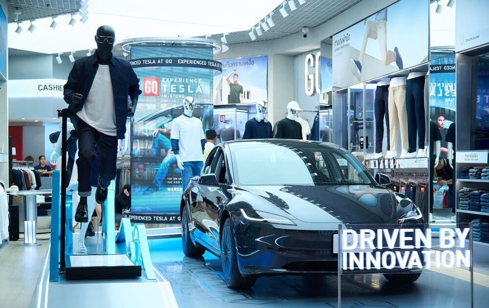 GQ พลิกโฉมสู่ Innovation Lifestyle Space ชวนสัมผัส Tesla Experience ที่เมกาบางนา