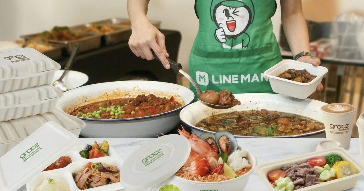LINE MAN Wongnai จับมือ Gracz ส่งบรรจุภัณฑ์รักษ์โลกราคาพิเศษ ช่วยร้านลดต้นทุน
