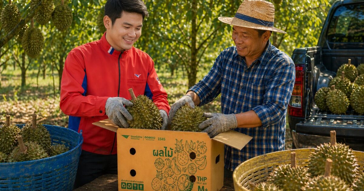 ไปรษณีย์ไทย ชู 3 กลยุทธ์ “หน้าสวน–หน้าที่ทำการ–หน้าบ้าน” หนุนหน้าทุเรียนและผลไม้ฤดูร้อนตลอดซีซั่น