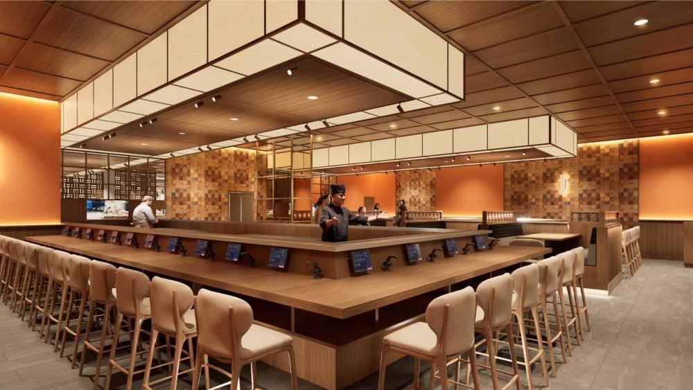 บรรยากาศร้าน Kaiten Sushi Ginza Onodera
