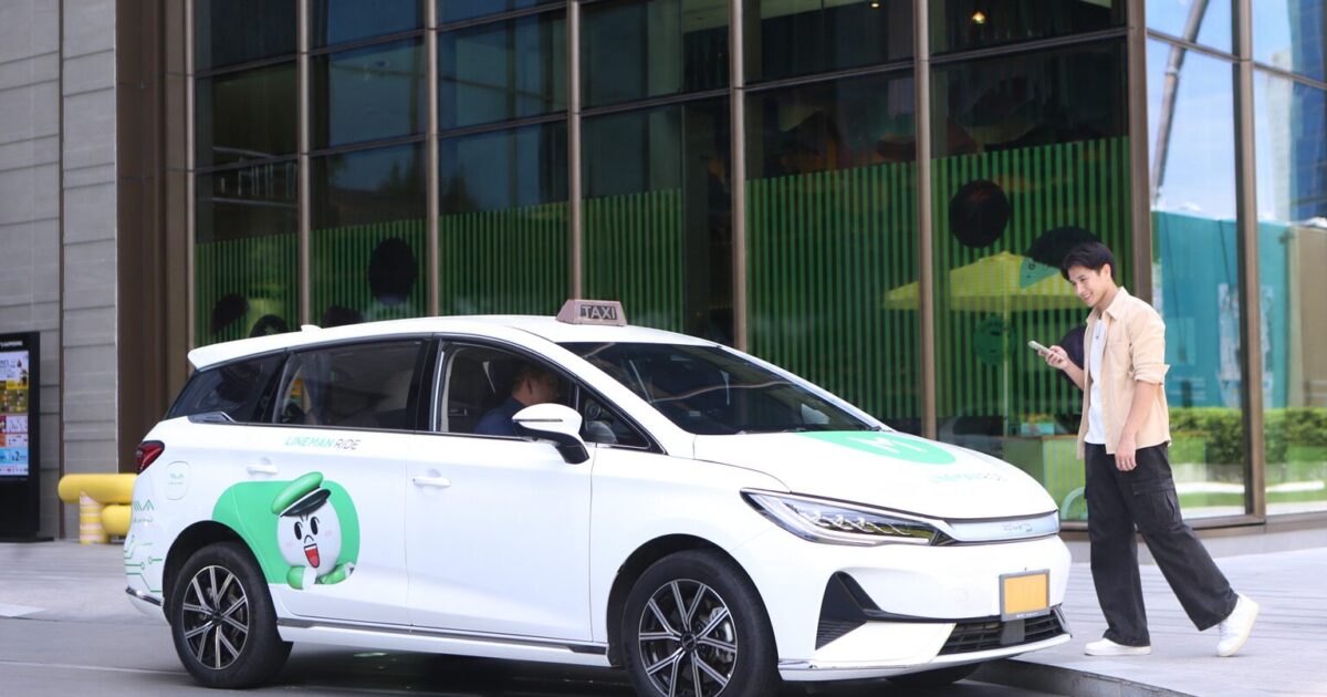LINE MAN RIDE ขยายบริการเรียกรถ EV เปิดโมเดล “เช่ารถยนต์ไฟฟ้า” และเปิดโอกาสให้เป็นเจ้าของรถได้เมื่อเช่าครบ 6 ปี