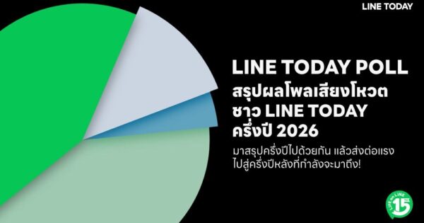 LINE TODAY POLL สะท้อนเสียงคนไทยครึ่งปีแรก 2569 เมื่อคนไทยเผชิญความไม่แน่นอน แต่ยังเลือกใช้ชีวิตอย่างมีความหวัง