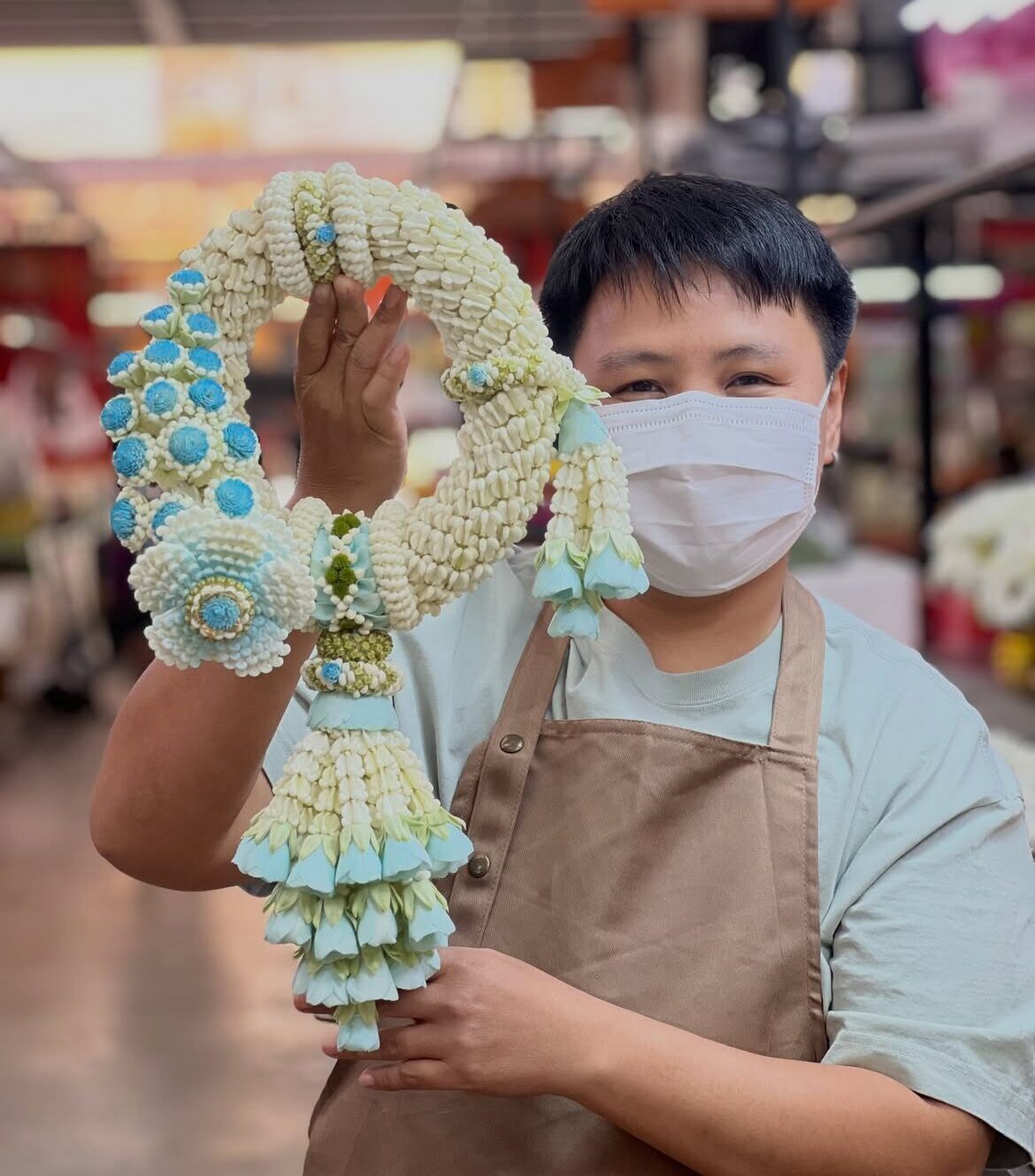 ต้อนรับวันแม่ “ตลาดสี่มุมเมือง” รวมพวงมาลัยมะลิสด