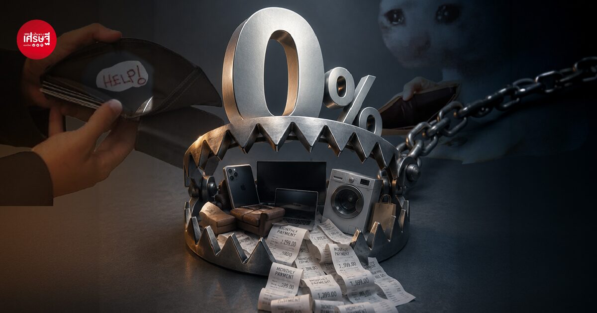 จากของราคาหลักหมื่น เหลือจ่ายแค่หลักร้อยหลักพันต่อเดือน รู้ทันกับดัก "ผ่อน 0%" ก่อนแบกหนี้สะสมไม่รู้ตัว