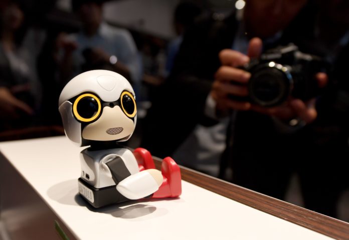 'Kirobo Mini' / AFP PHOTO / TOSHIFUMI KITAMURA