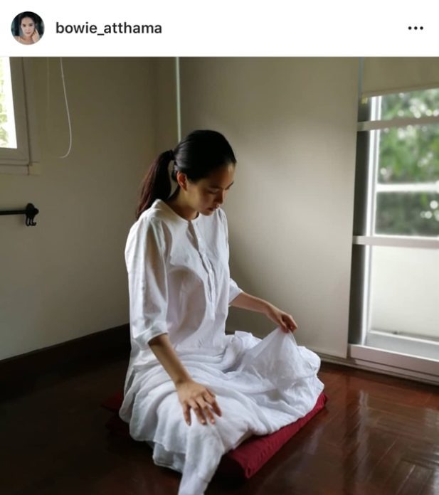 'โบวี่-อัฐมา' ปรับใช้ธรรมะดำเนินชีวิต คบ 'โอม-อิทธิศักดิ์' ราบรื่น ใจตรงกันไม่มีลูก