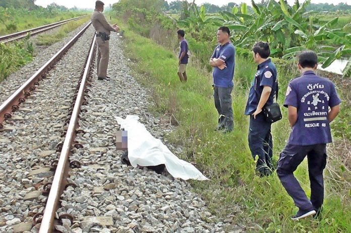 รถไฟชนชายนิรนามดับ