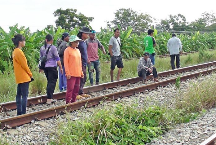 รถไฟชนชายนิรนามดับ