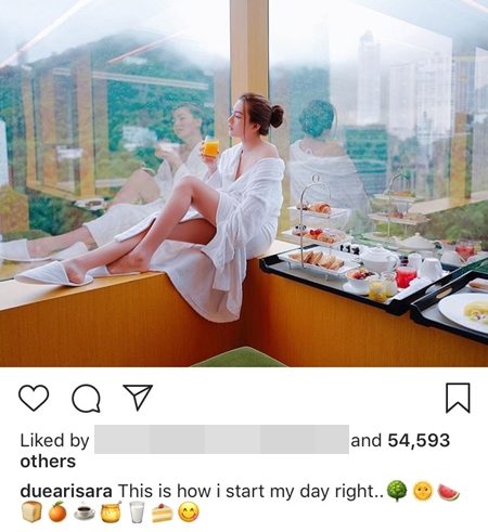 ดิว อริสรา ดิว อริสรา โพสต์รูปและแคปชั่น