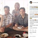 ไม่ต้องไฮโซโก้หรู หนุ่ม ศรราม ล้อมวงกินข้าว พาเมียอุ้มท้องกลับบ้าน พี่น้องแห่เซลฟี่