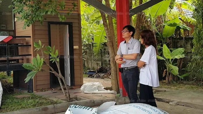 ไอจนตาย ผู้ตายนอนเสียชีวิตอยู่หน้าห้องน้ำในที่ทำงาน