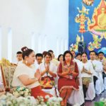องค์หริภาเสด็จบรรจุพระพิมพ์ ฐานพระพุทธปฏิมาสิริภานิรมิต