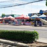 สาวพีอาร์สุดแสบร้อน! ประกายไฟตกจากหม้อแปลงใส่หัวเลือดซิบ-ผมหลุดเป็นกระจุก(คลิป)