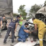 พอได้สติก็ชนแล้ว! ลูกขับกระบะหลับใน เสยท้ายสิบล้อ ทำพ่อ-อาดับสยอง เจ็บ3