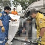 พอได้สติก็ชนแล้ว! ลูกขับกระบะหลับใน เสยท้ายสิบล้อ ทำพ่อ-อาดับสยอง เจ็บ3