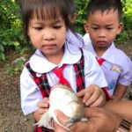 ความรู้นอกห้องเรียน! ทัศนศึกษาการเลี้ยง กบ โซเชียลกดเลิฟ หนูน้อยกับอ๊บตัวนี้