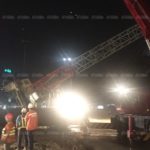 เร่งกู้เครนล้ม! ทับพาดสายไฟฟ้าแรงสูงขวางถนนรามอินทราหวิดอัมพาต(คลิป)