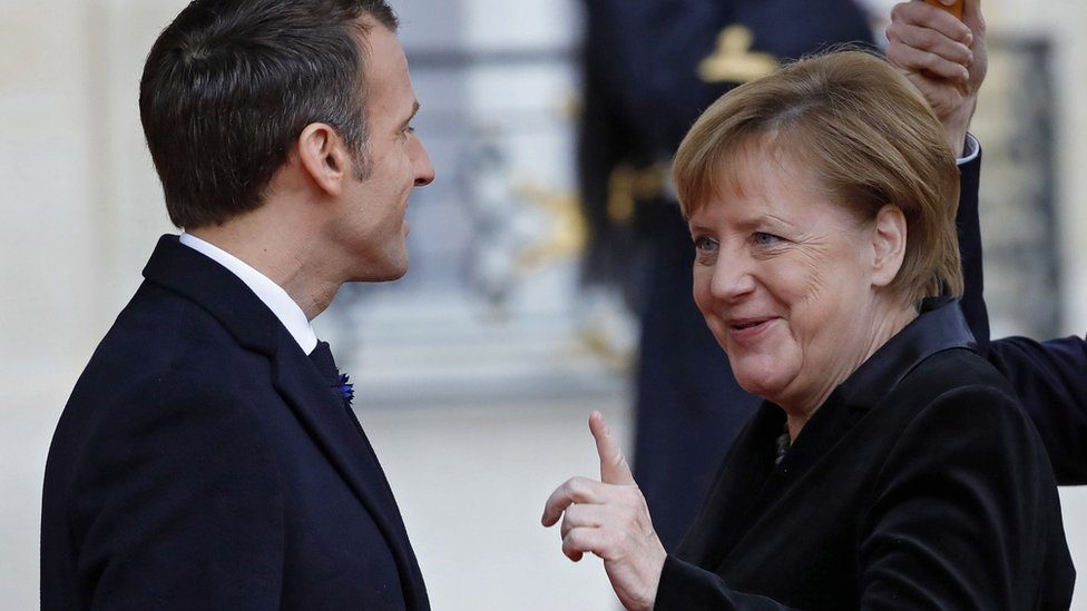 Macron and Merkel