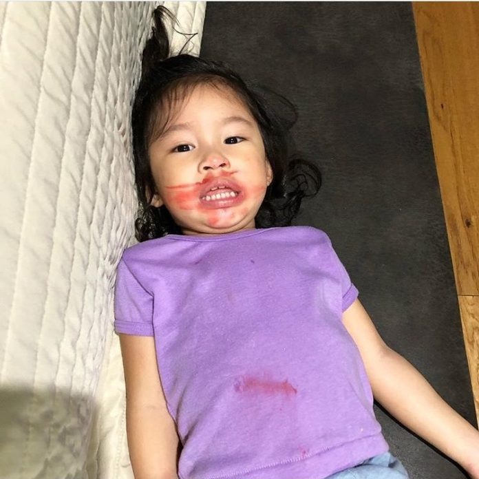 มิค ช็อก! ลูกสาวสุดที่รักเลือดกบปาก น้องปริม เฉลยแค่ทาลิปสติก มิค