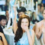 ทายาทมหาเศรษฐี ภัทร-จุ้มจิ้ม พิธีกรข่าว-ดาราสาว ฉลองแต่งอลังการ จ๊ะจ๋า ลุ้นชิงดอกไม้(คลิป)