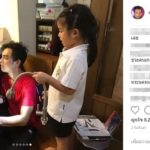 มอส ปฏิภาณ ยุคนี้ ต้องประหยัด ซ้อนสามไปส่งลูก น้องโสน ช่วยพ่อทำงาน